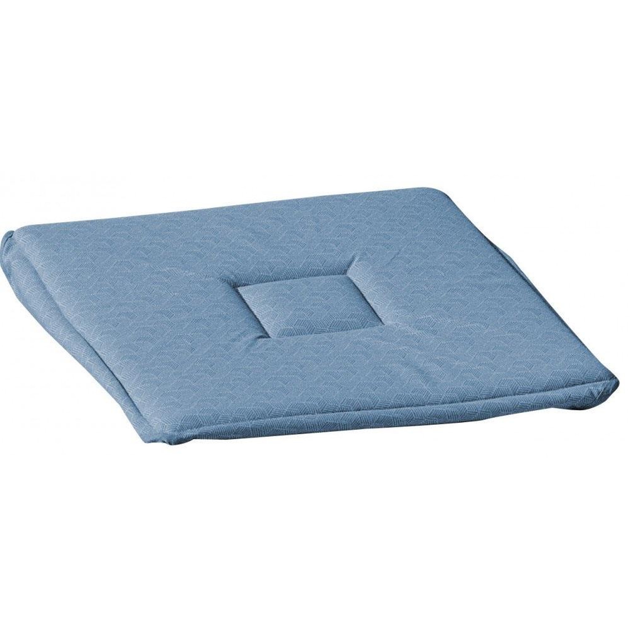Voir la diapositive 2 : Eden Galette de chaise 38 x 38 cm geo lift bleu