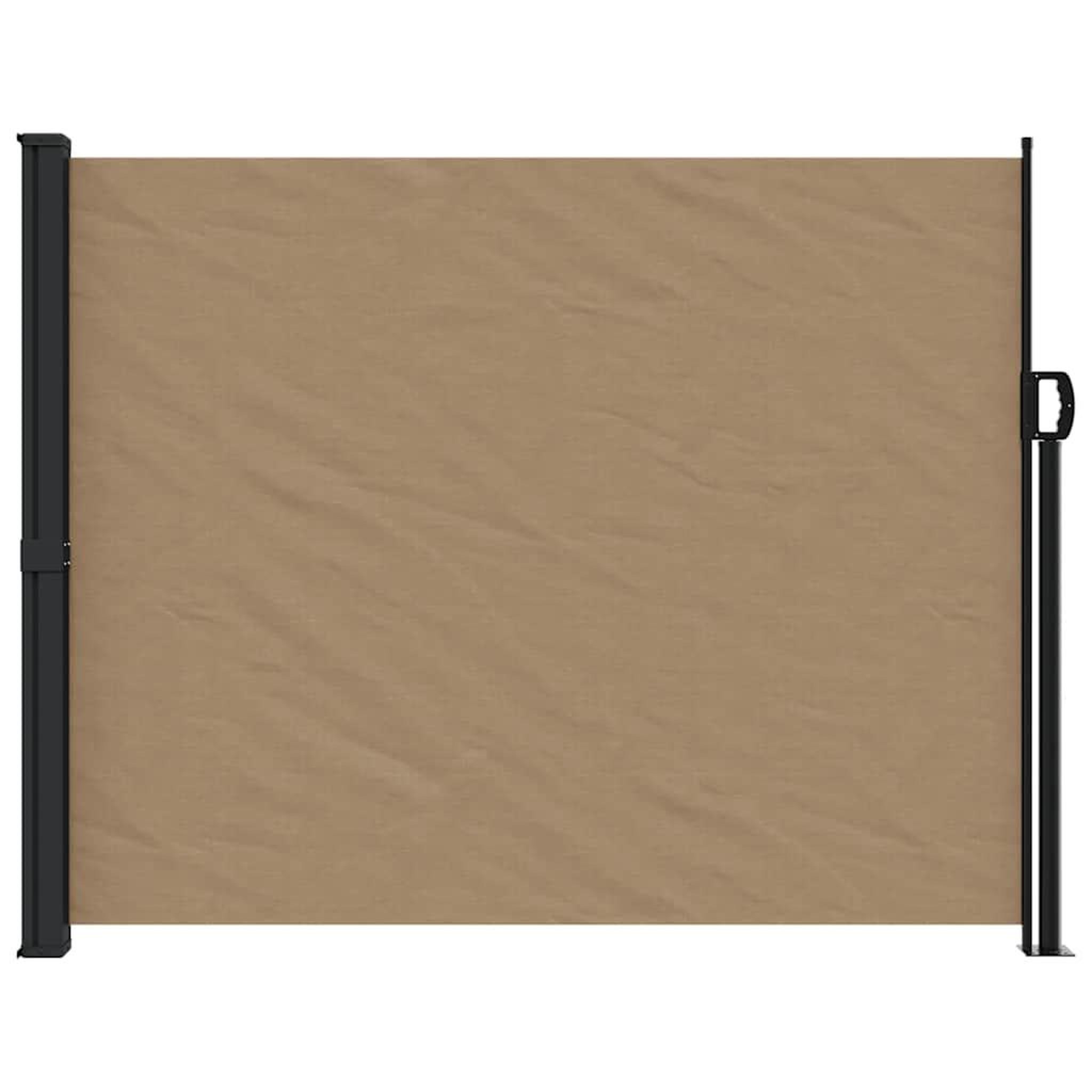 Voir la diapositive 3 : VIDAXL Auvent lateral retractable taupe 160x300 cm