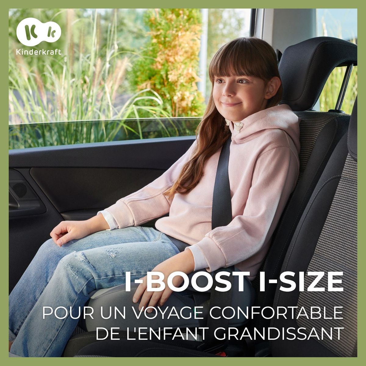 KINDERKRAFT Rehausseur bas I-BOOST i-Size 135-150 cm