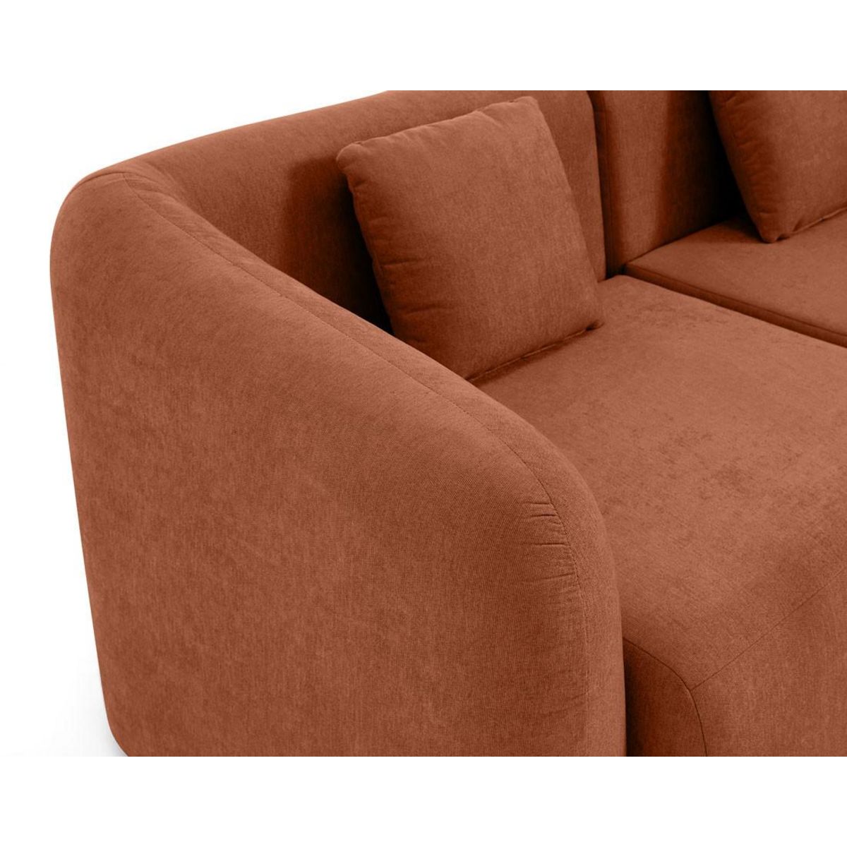 LISA DESIGN Ikare - canapé d'angle modulable réversible - 5 places - en tissu