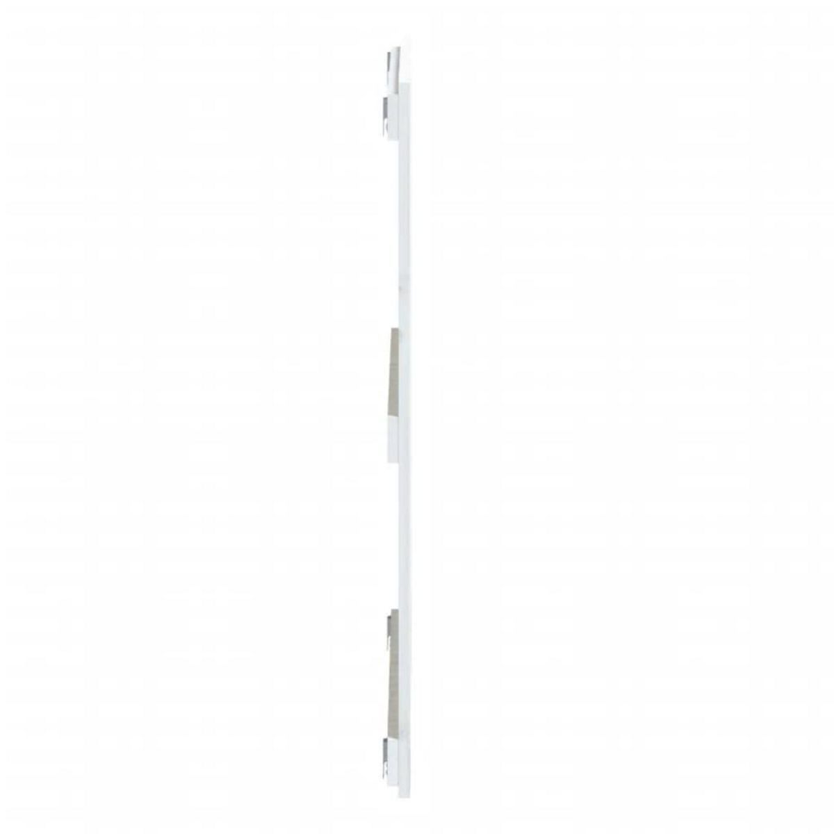VIDAXL Tete de lit murale Blanc 108x3x90 cm Bois massif de pin