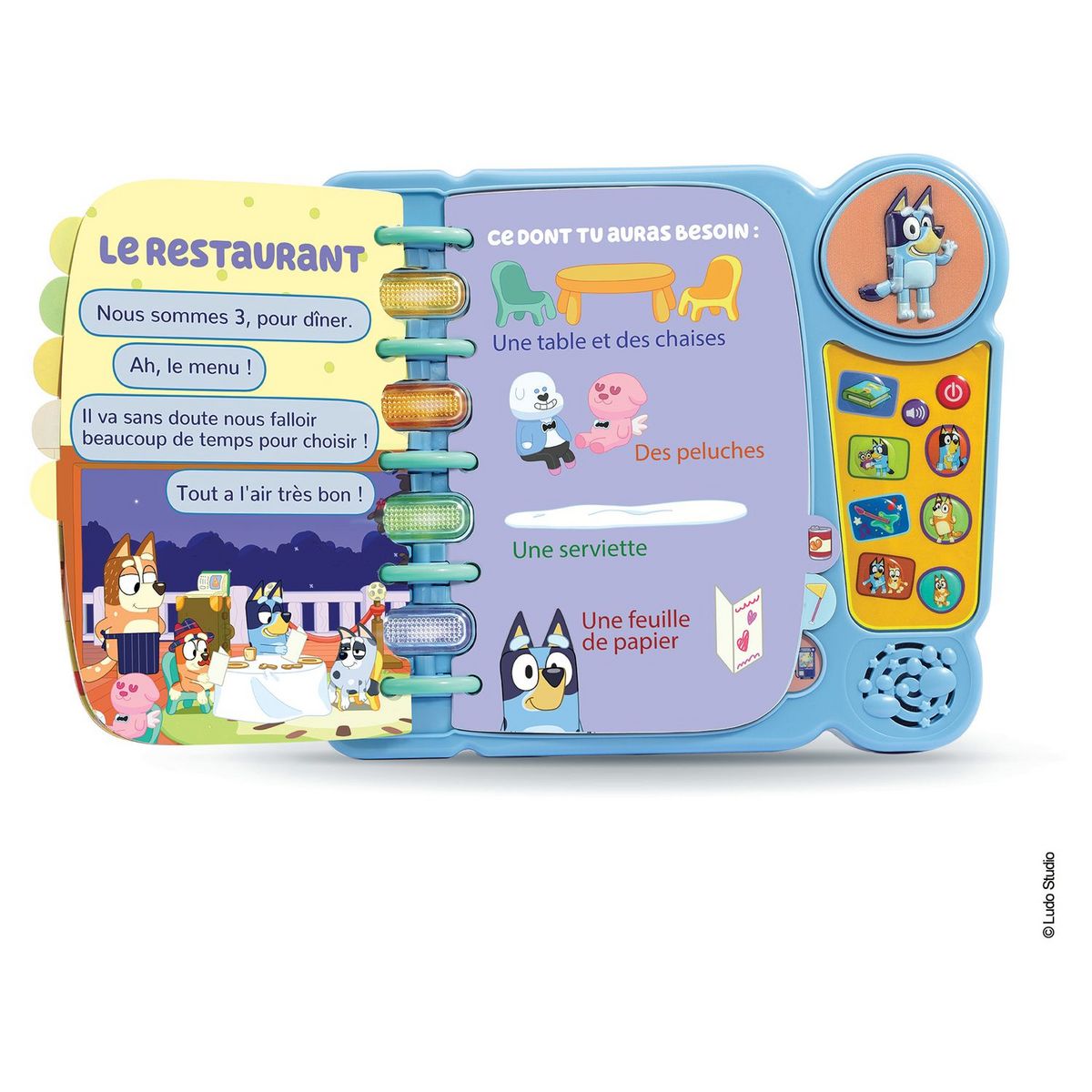 VTECH Mon livre jeu interactif Bluey 