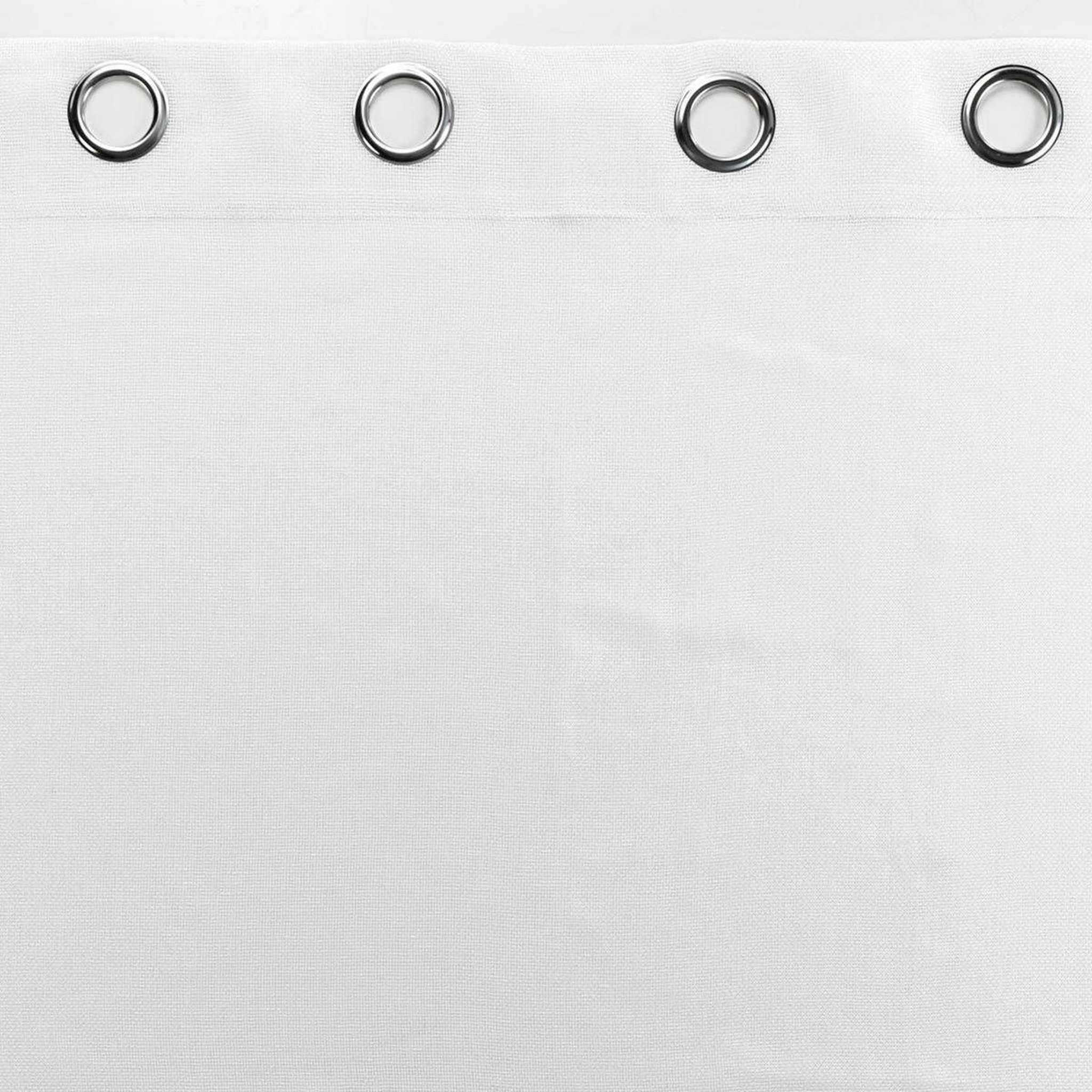 Voir la diapositive 3 : Douceur d'Intérieur Rideau Voilage à Œillets  Malina  140x240cm Blanc