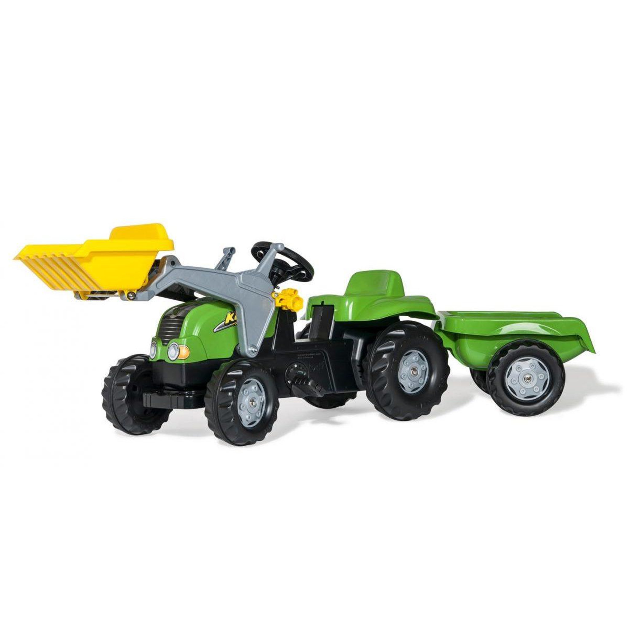 ROLLY TOYS Tracteur a pedales + remorque rollykid-x