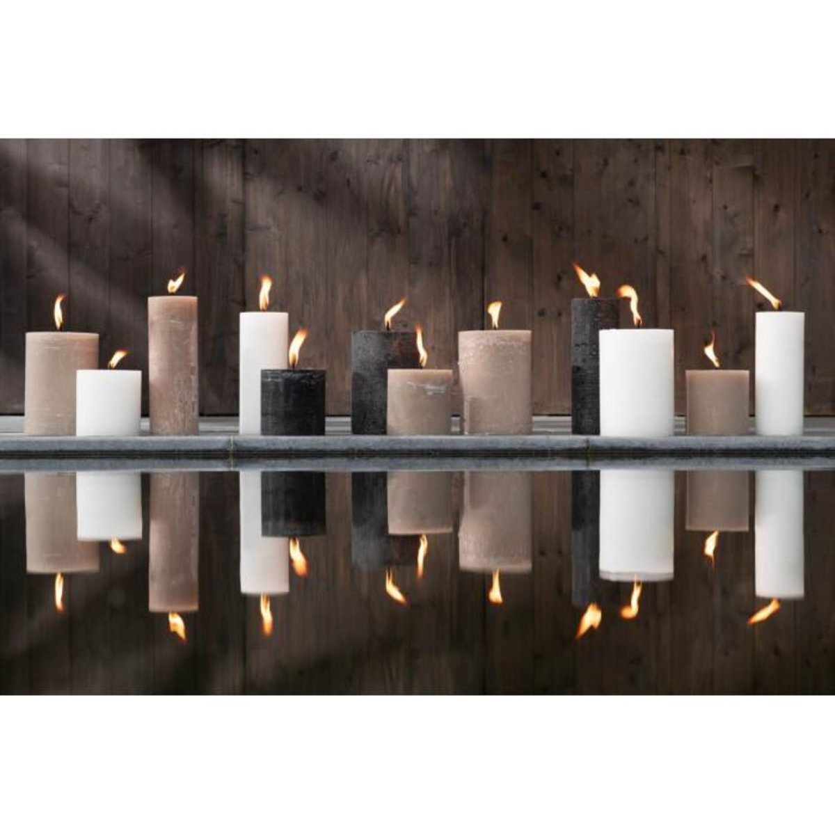 Paris Prix Bougie Pilier Extérieur  Odessa  21cm Noir