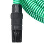 Voir la diapositive 3 : VIDAXL Tuyau d'aspiration avec raccords en PVC vert 1  4 m PVC