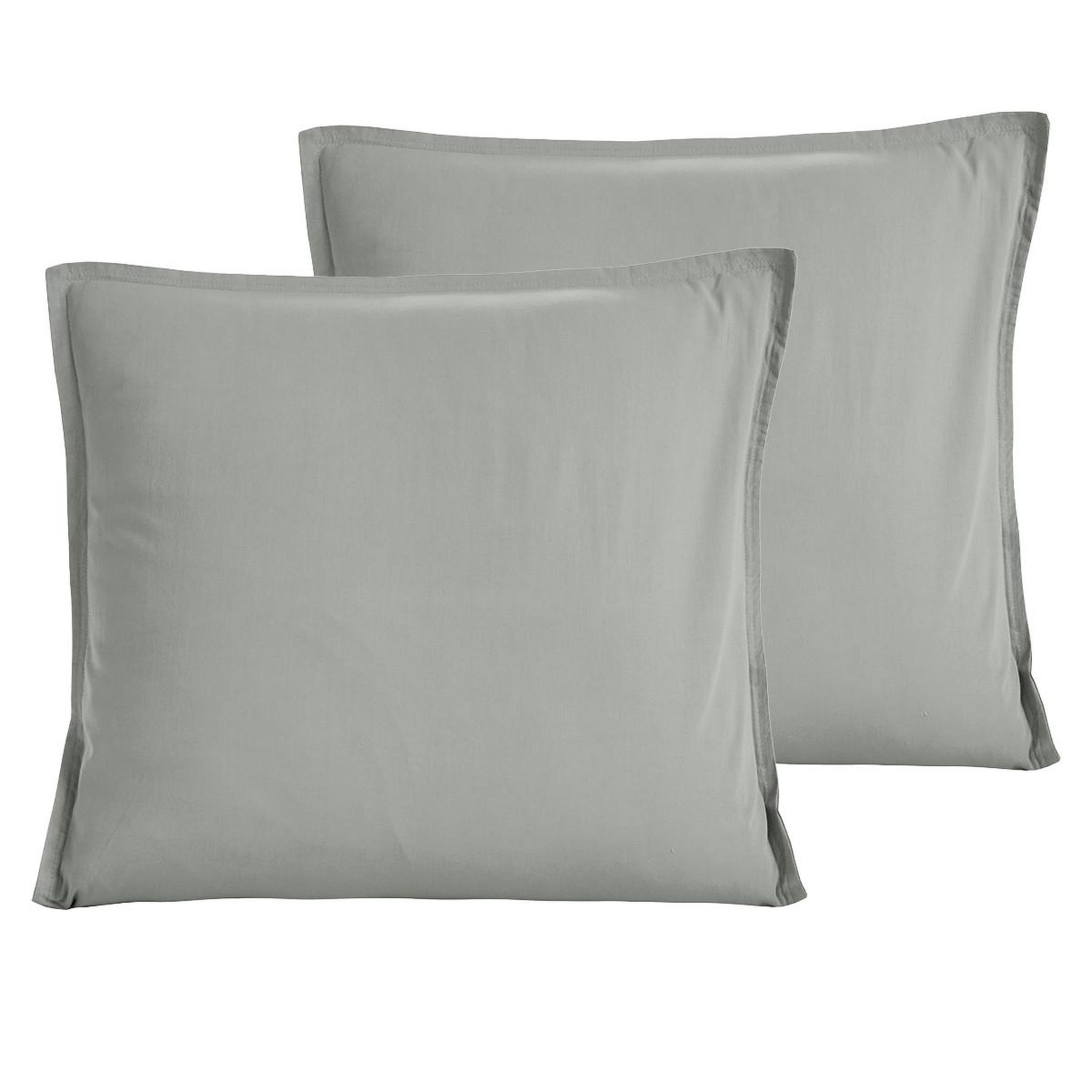 Voir la diapositive 1 : Sensei Maison Lot de 2 taies d'oreiller en percale lavée HOME WASHED