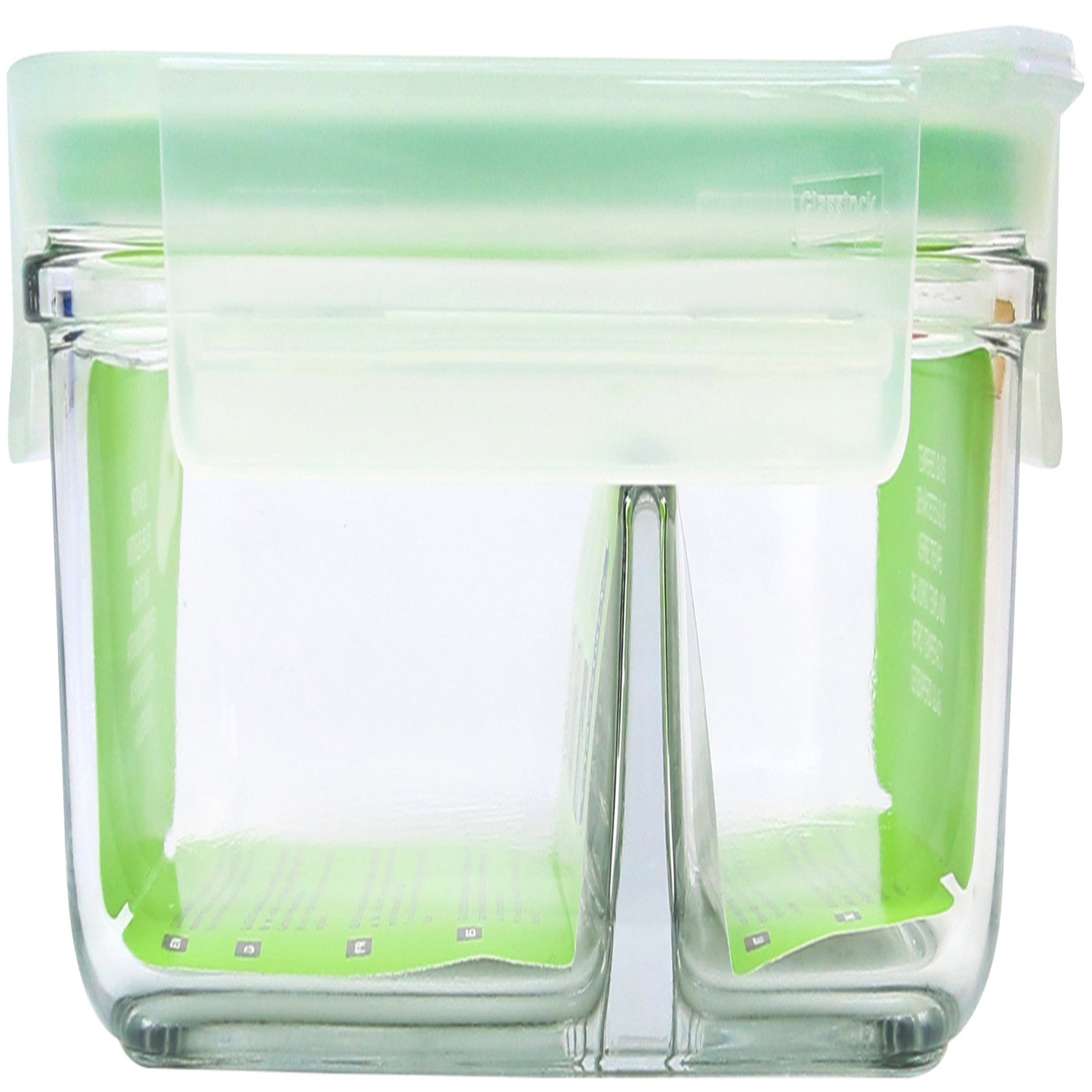 Voir la diapositive 1 : Boite en verre à compartiments GLASSLOCK 0,67 L