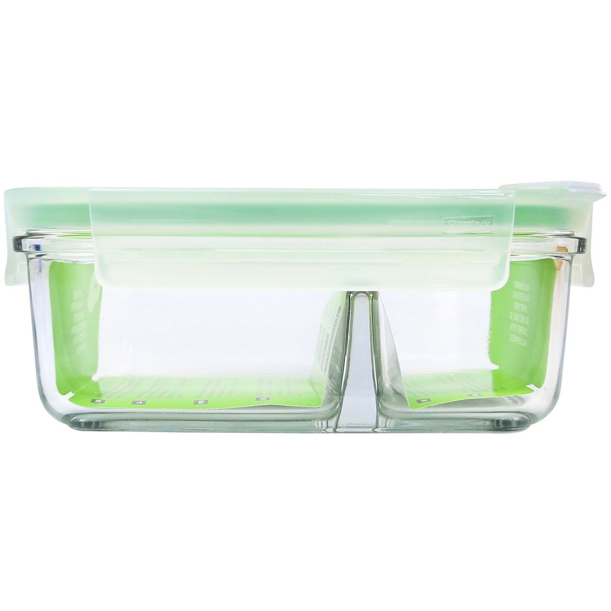 Boite en verre à compartiments GLASSLOCK 0,67 L