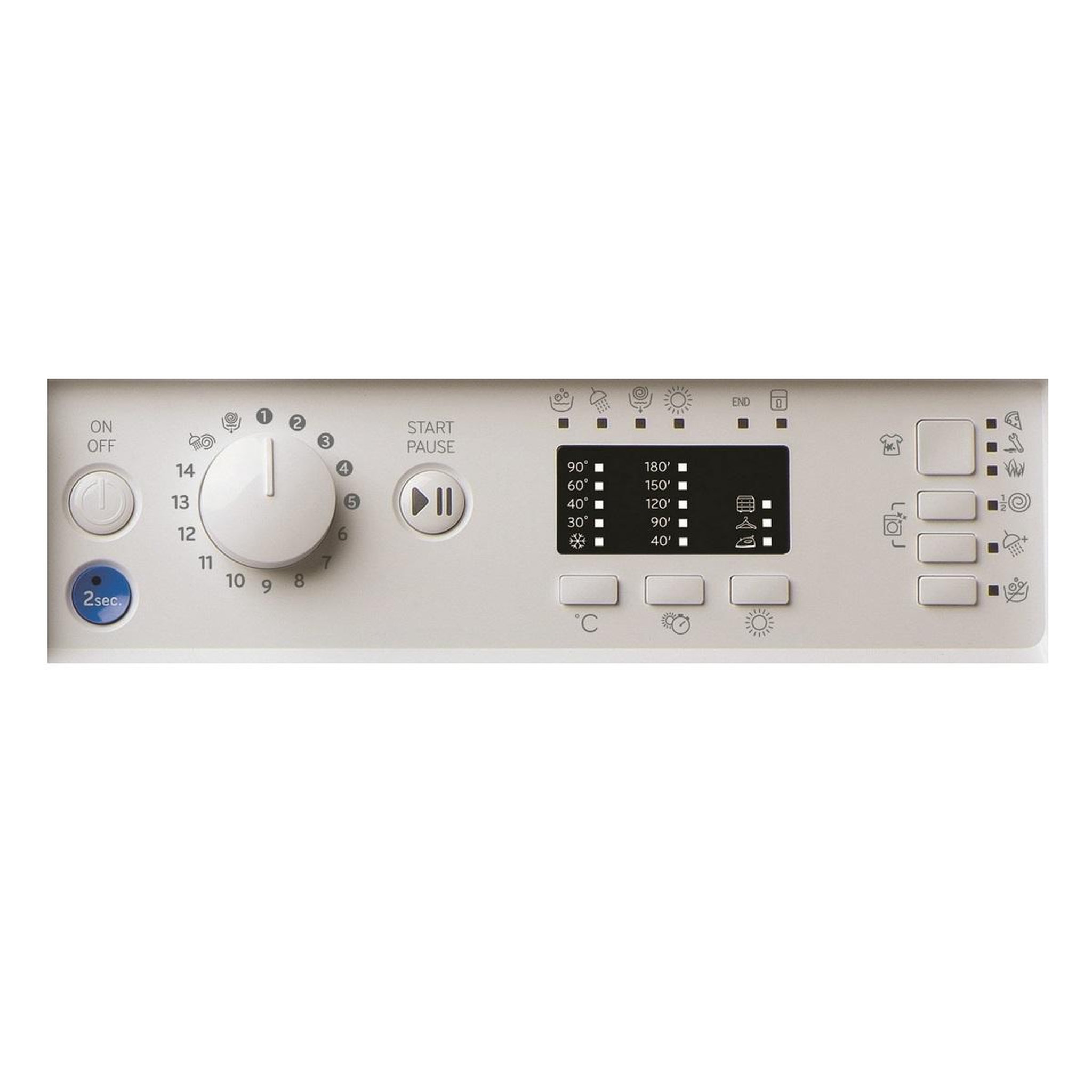 Voir la diapositive 4 : Indesit Lave-linge séchant intégrable 8/6kg 1400 tours/min tout intégrable - biwdil861485eu