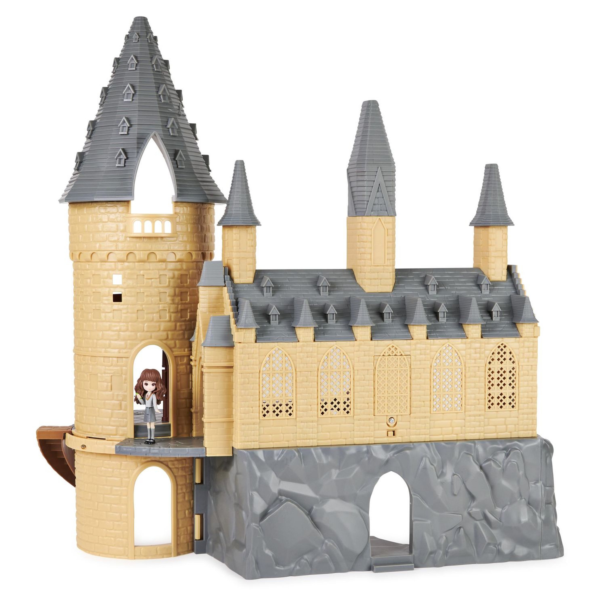 Voir la diapositive 6 : SPIN MASTER Figurine - Château Poudlard magique mini - Wizarding World