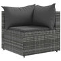 Voir la diapositive 4 : VIDAXL Salon de jardin 8 pcs avec coussins Gris Resine tressee