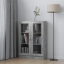 Voir la diapositive 1 : VIDAXL Armoire a vitrine Gris beton 82,5x30,5x115 cm Bois d'ingenierie