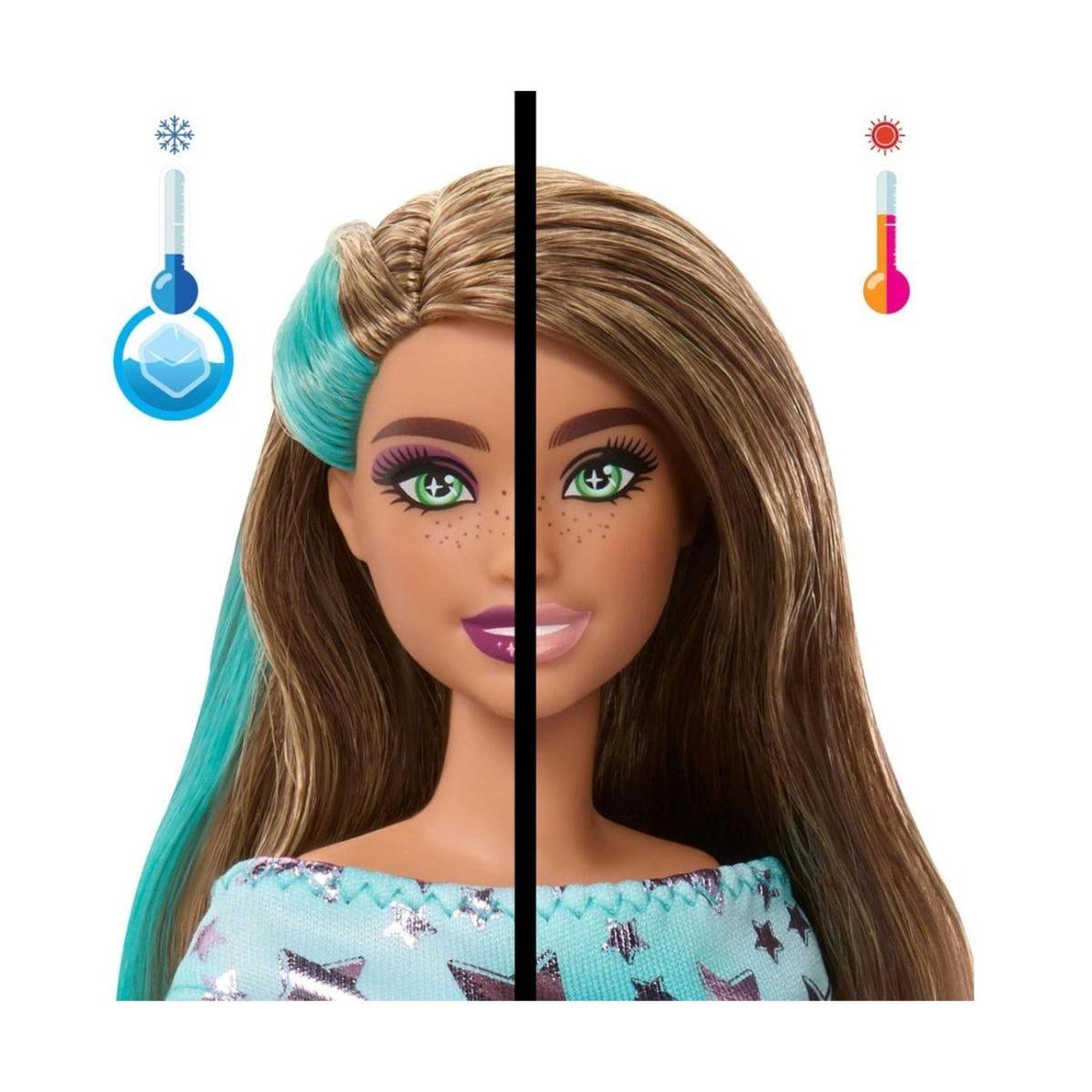 Voir la diapositive 2 : MATTEL Poupée barbie  jfg72 party unboxed - 10 surprises party stars
