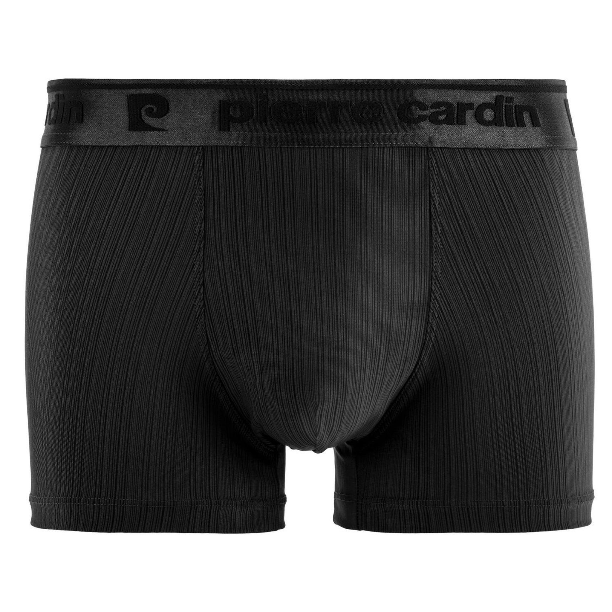 Voir la diapositive 6 : PIERRE CARDIN Lot de 4 boxers homme en microfibre Antonio