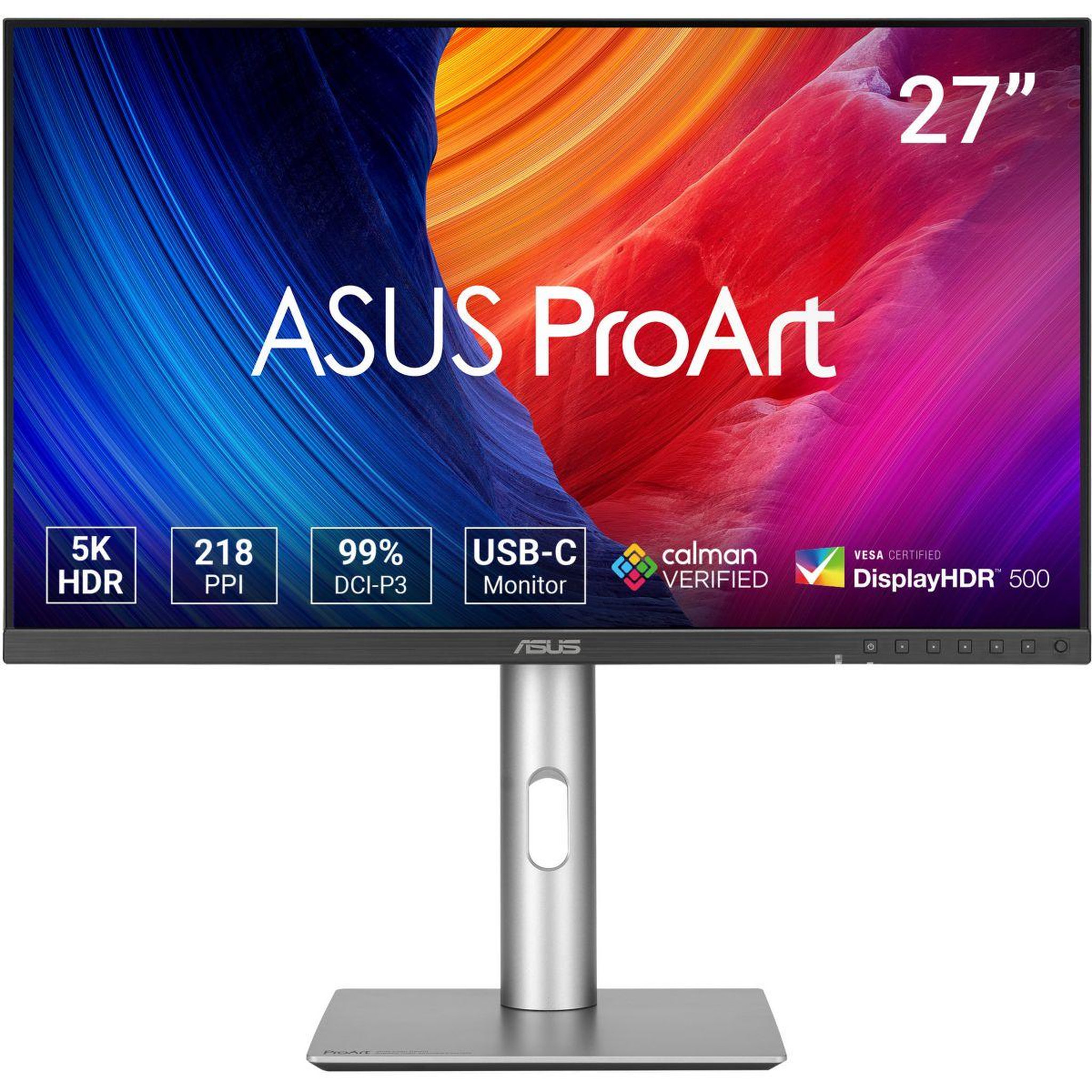 ASUS Ecran proart pa27jcv 27  ips wled 5k hdr hdmi 2.1 + usb-c 90w