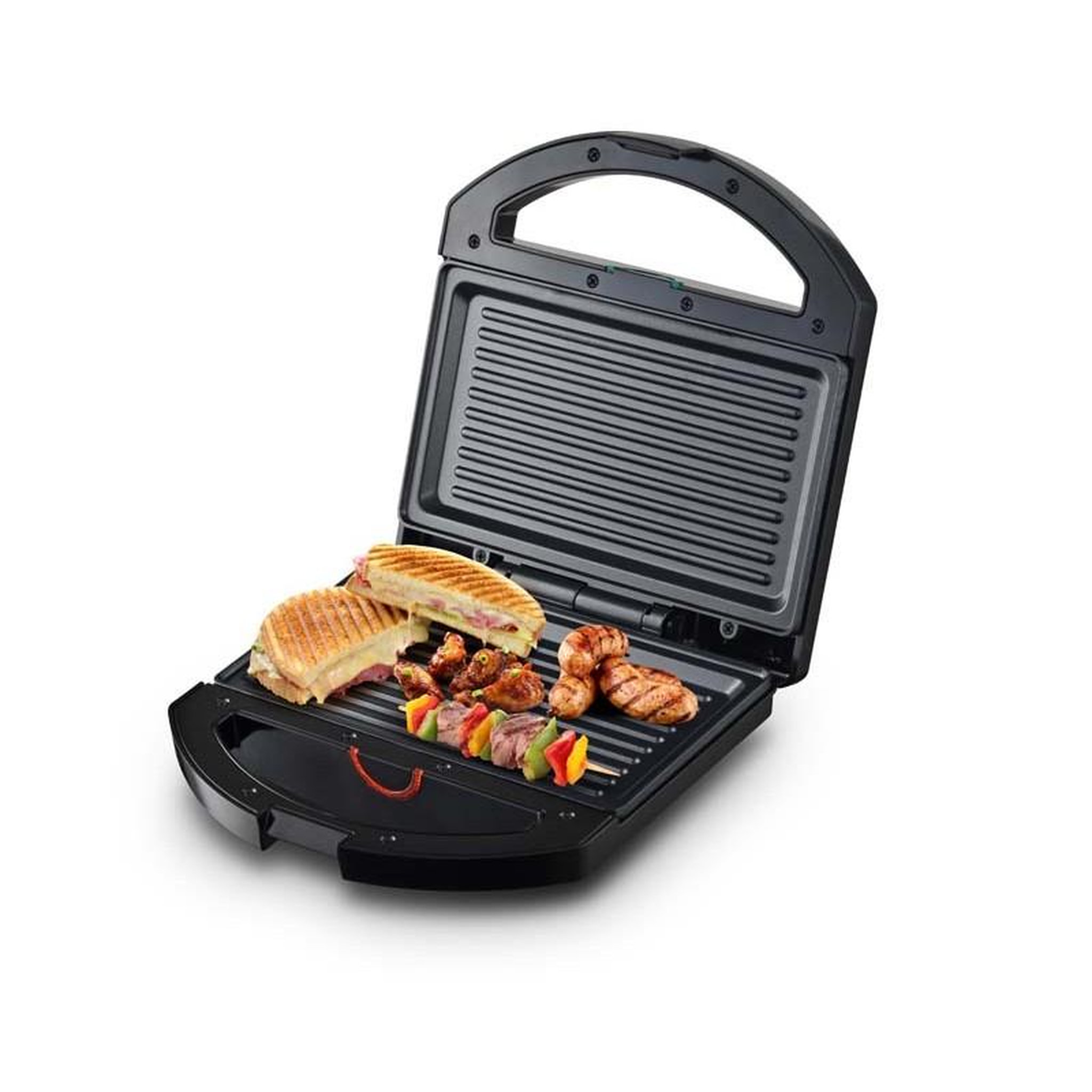 KITCHENCOOK Kitchencook - K Grill - Grill Panini électrique - 750w - Revêtement Antiadhésif - Poignée Cool Touch