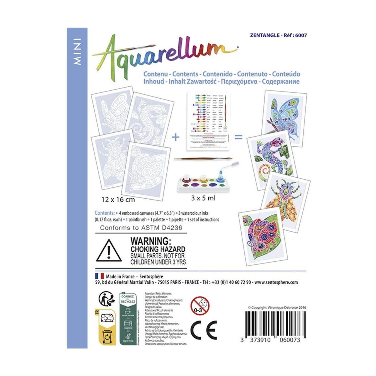 Sentosphere Aquarellum Mini - Zentangle