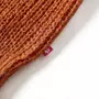 VIDAXL Pull-over tricote pour enfants cognac 128