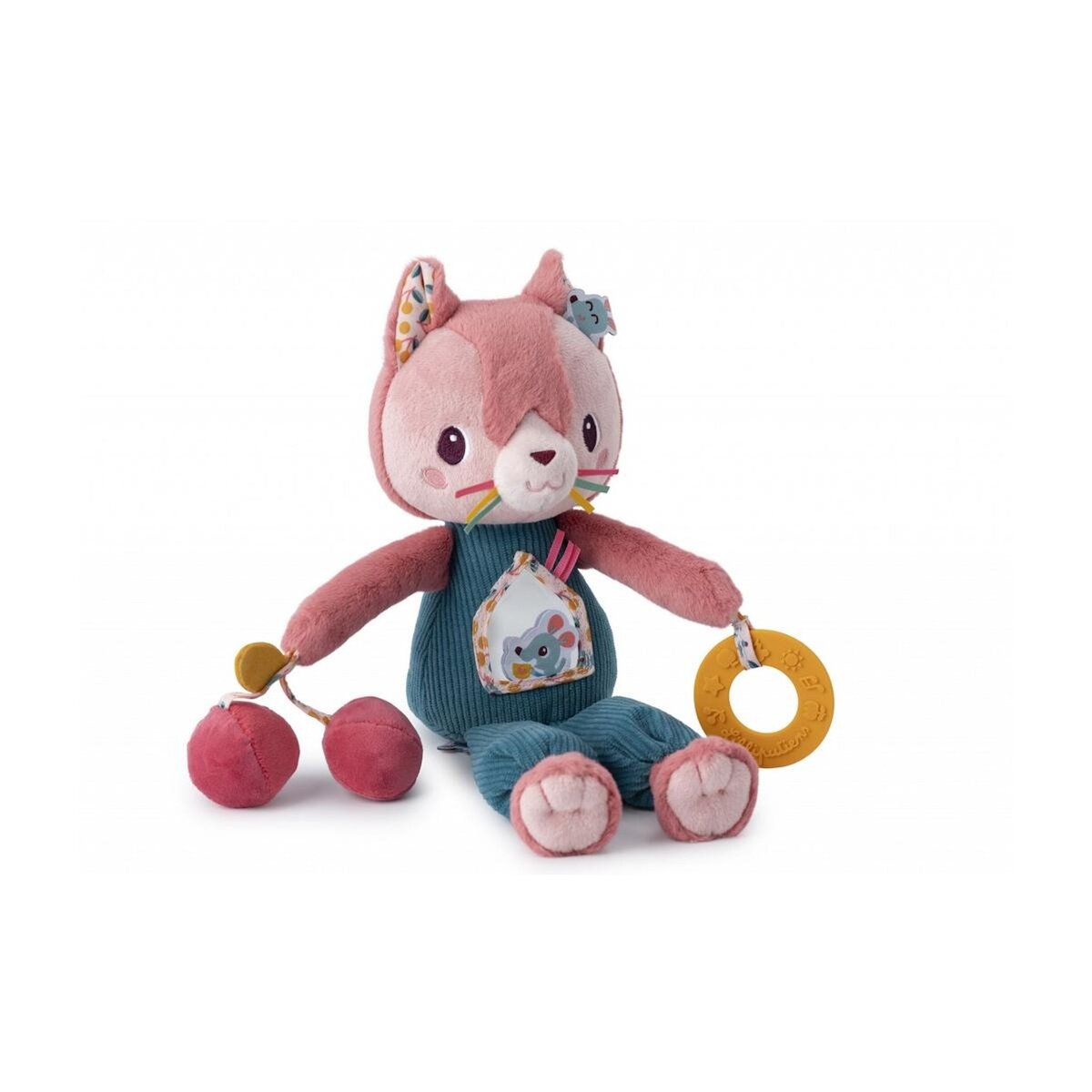 LILLIPUTIENS Jeanne le chat Peluche multiactivites