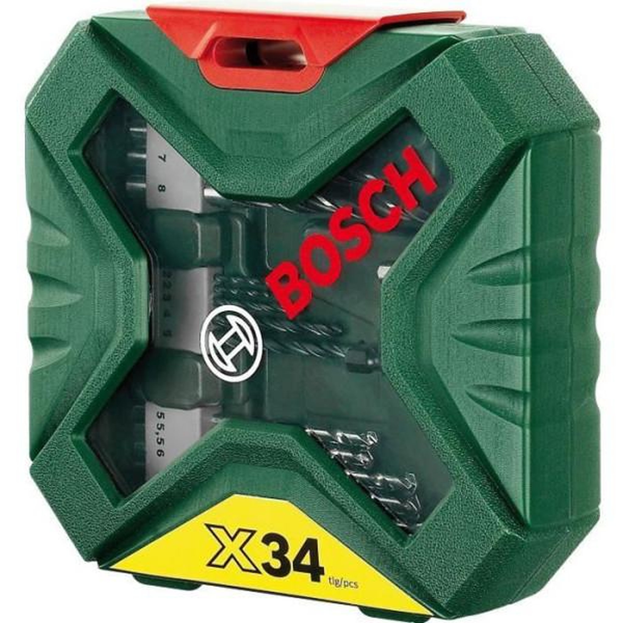 BOSCH Set mixte perçage - vissage bosch - coffret x-line classic de forets et d'embouts de vissage, 34 pieces