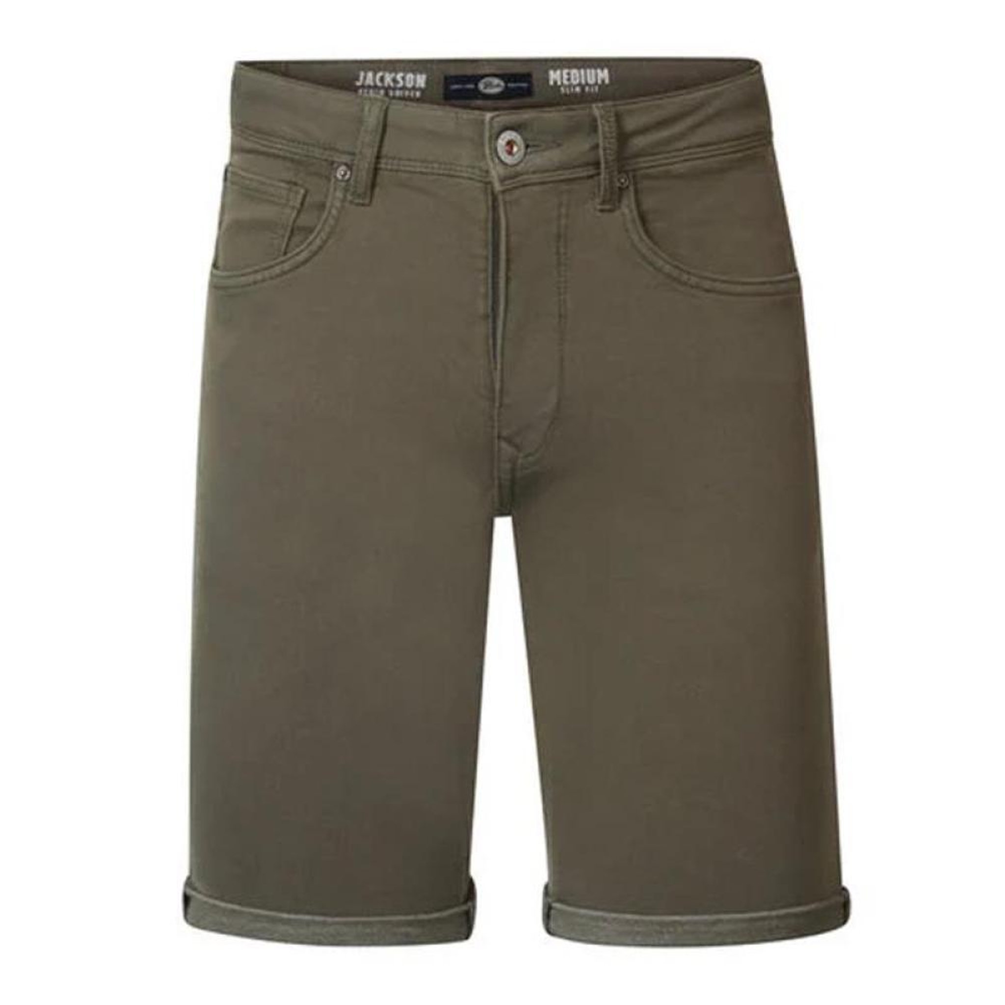 Petrol Industries Short en Jean Kaki Homme Petrol Industries 1040. Coloris disponibles : Vert