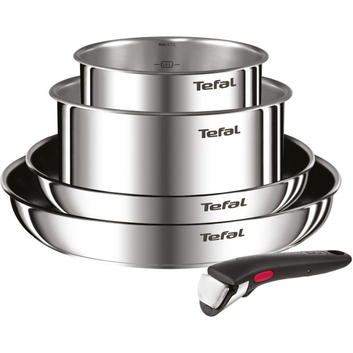 TEFAL Batterie de cuisine Ingenio Emotion 5 pcs