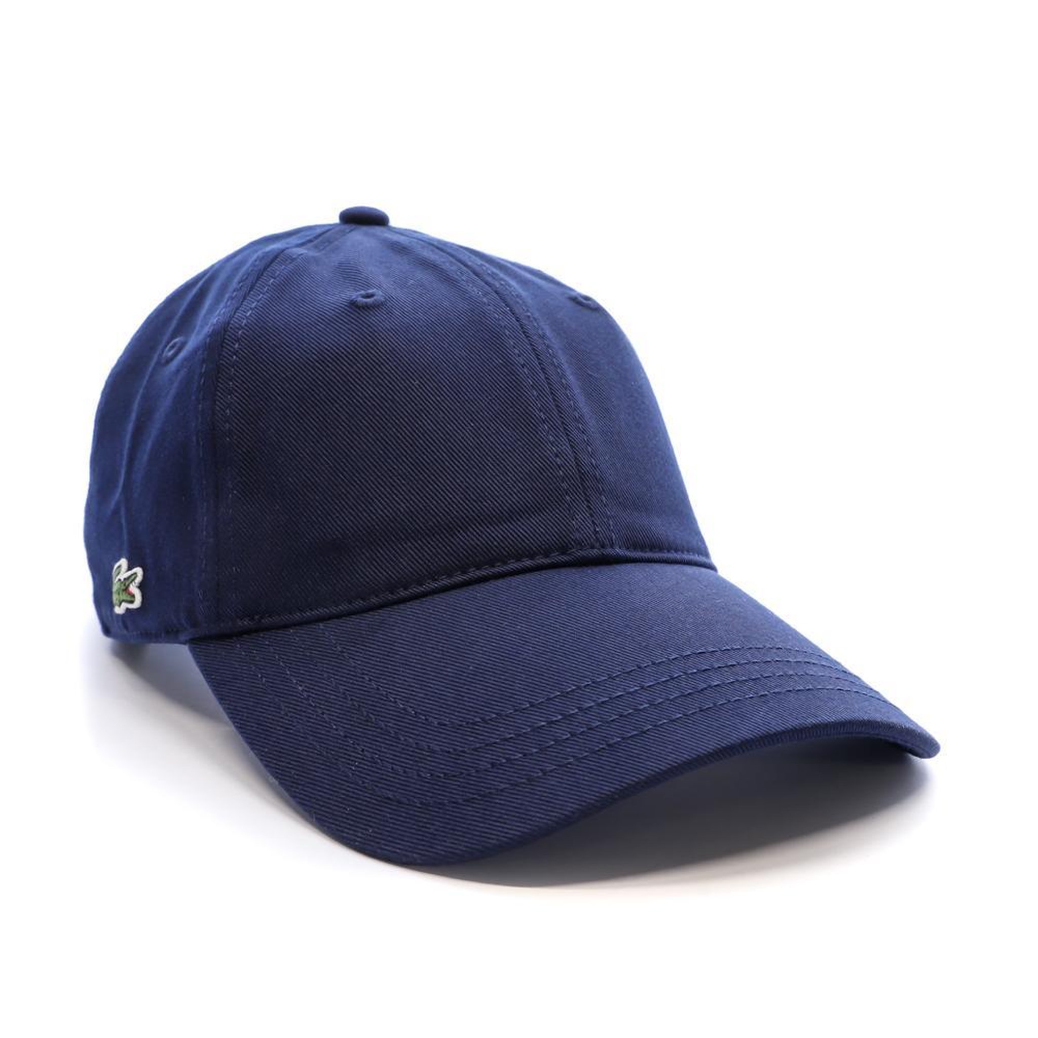 Voir la diapositive 2 : Lacoste Casquette Marine Mixte Lacoste Monochrome Cotton Twill