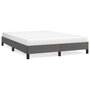 Voir la diapositive 1 : VIDAXL Cadre de lit sans matelas gris 140x200 cm similicuir