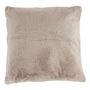 Voir la diapositive 1 : ACTUEL Coussin déco uni double face Sherpa / fausse fourrure 