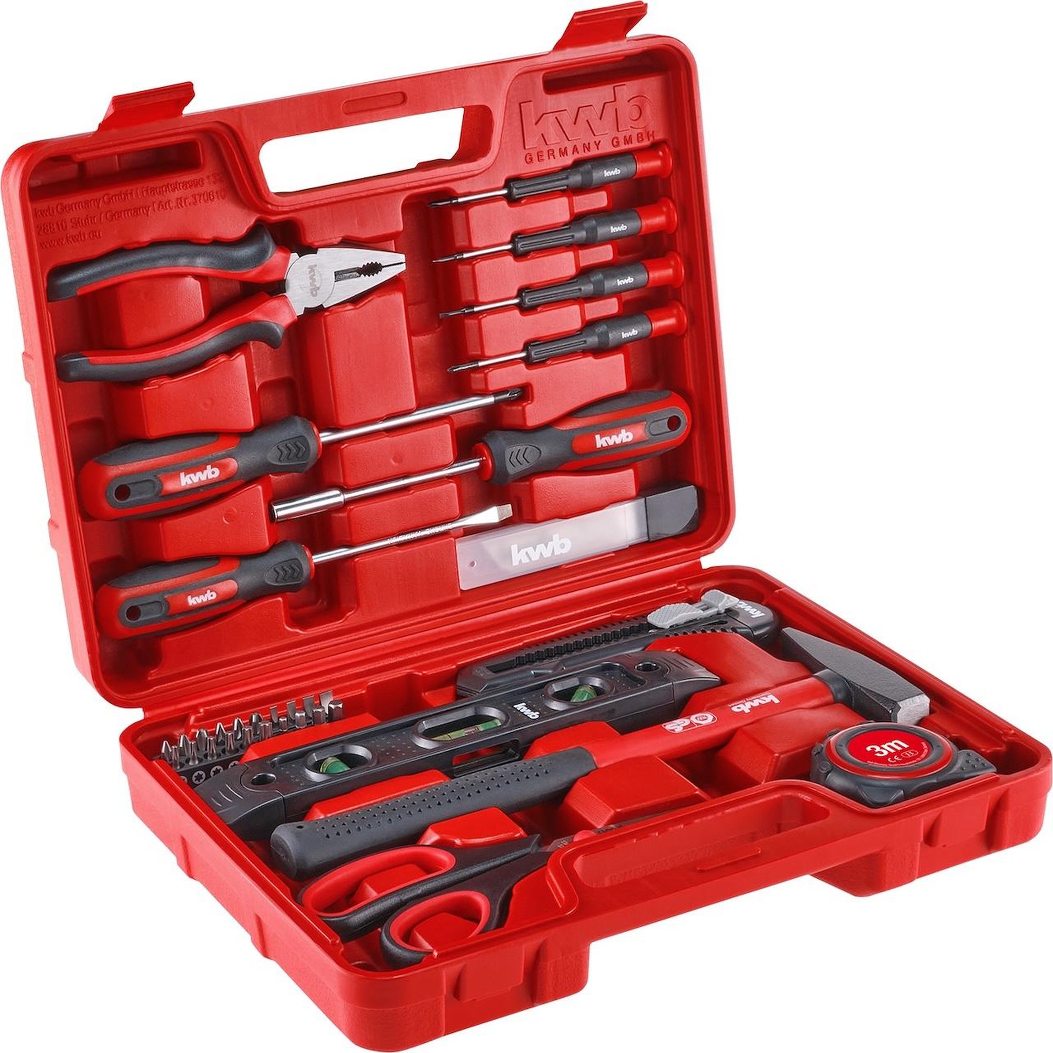 Einhell Mallette à outils - 35 pièces - usage domestique - outillage polyvalent