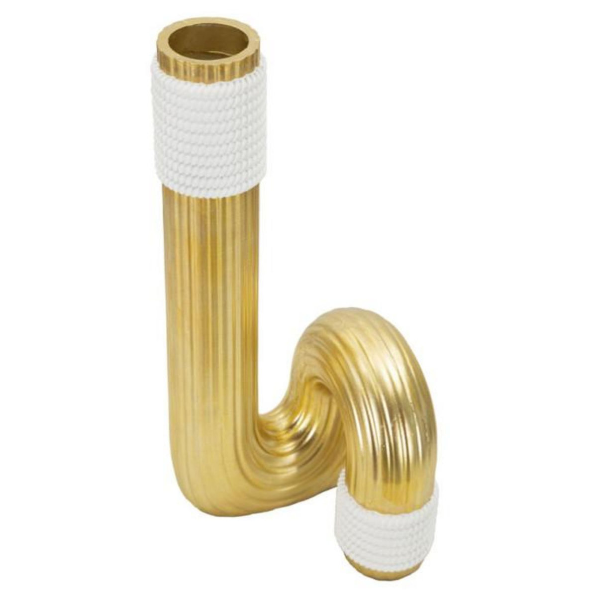 Paris Prix Vase Design en Résine  Bann  30cm Or