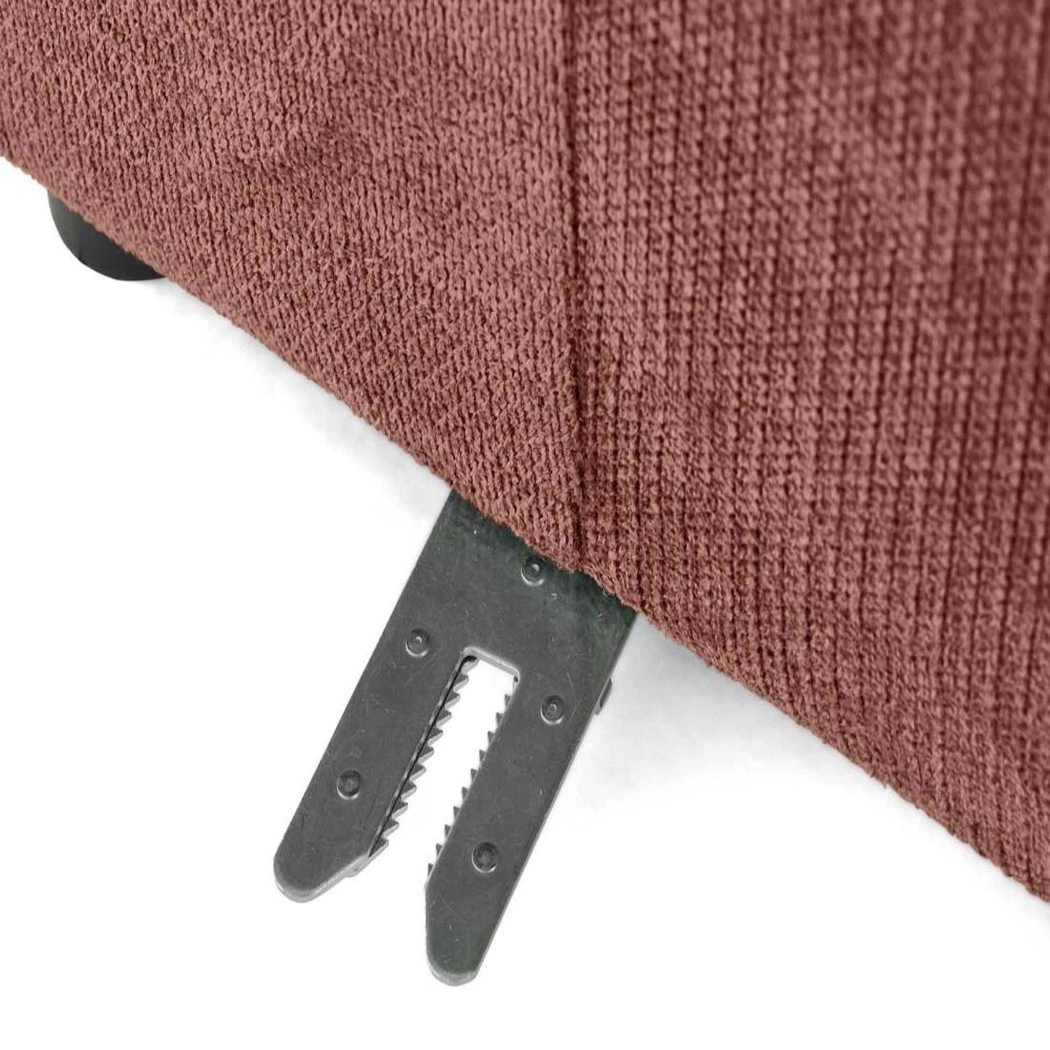 Voir la diapositive 3 : LISA DESIGN Debbie - module d'assise droit en tissu texturé