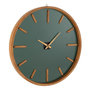Voir la diapositive 1 : Paris Prix Horloge Murale Design  Creva  40cm Marron & Noir