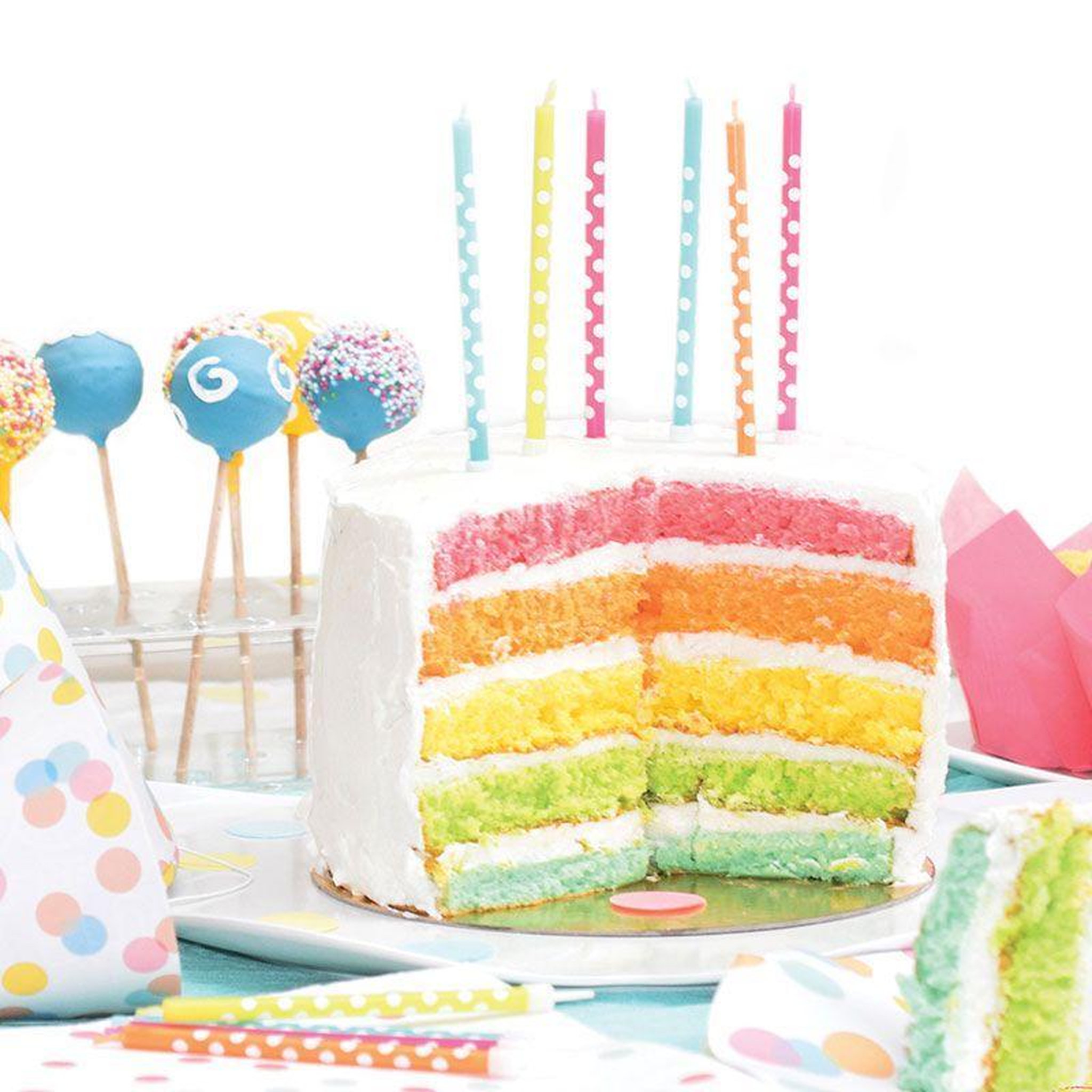 Voir la diapositive 3 : SCRAPCOOKING Kit Rainbow Cake