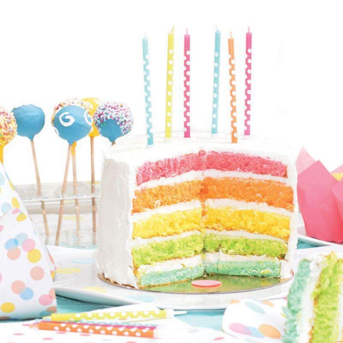 SCRAPCOOKING Kit Rainbow Cake