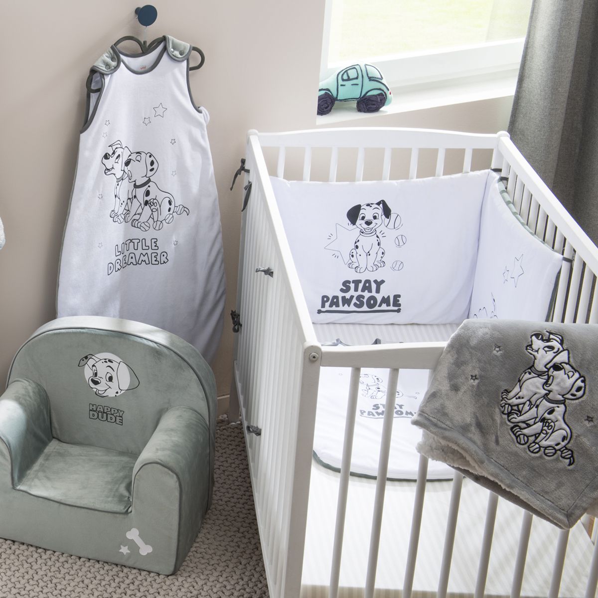 DISNEY Gigoteuse velours 101 Dalmatiens