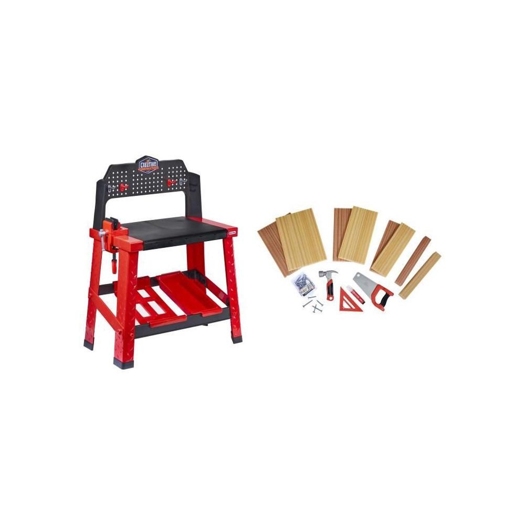 Voir la diapositive 2 : Little Tikes Creative Construction Workbench