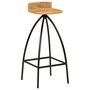 Voir la diapositive 2 : VIDAXL Chaises de bar lot de 2 bois de manguier solide