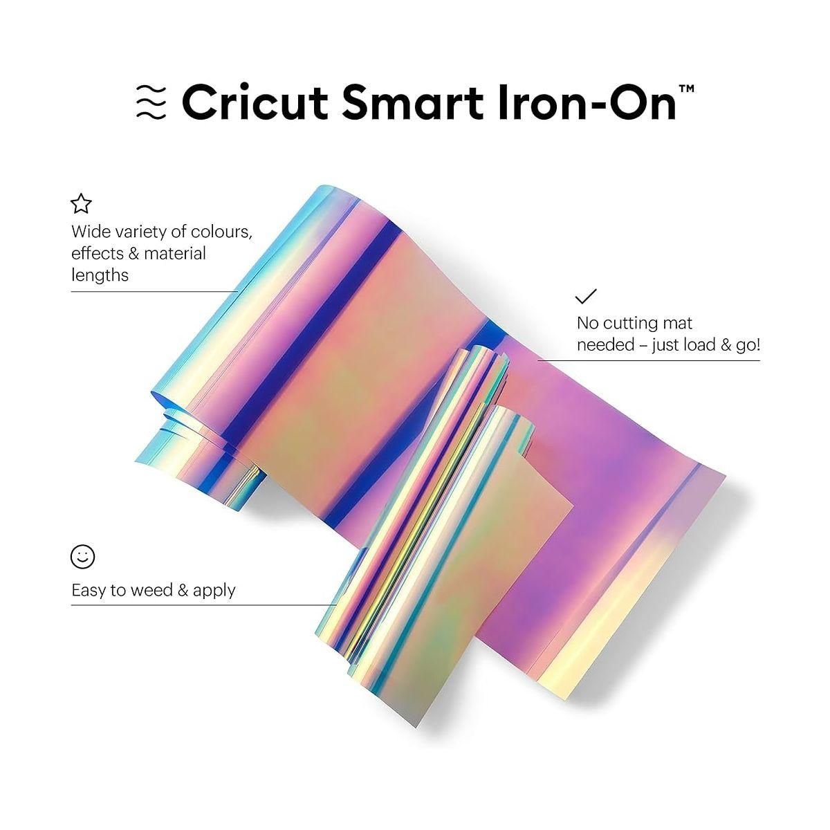 CRICUT Accessoire Thermocollant bleu holografique