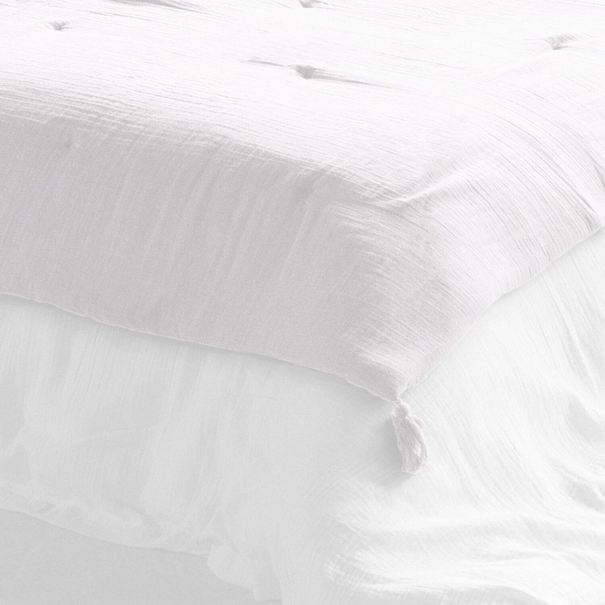 Home collection Bout de lit 100% gaze de coton