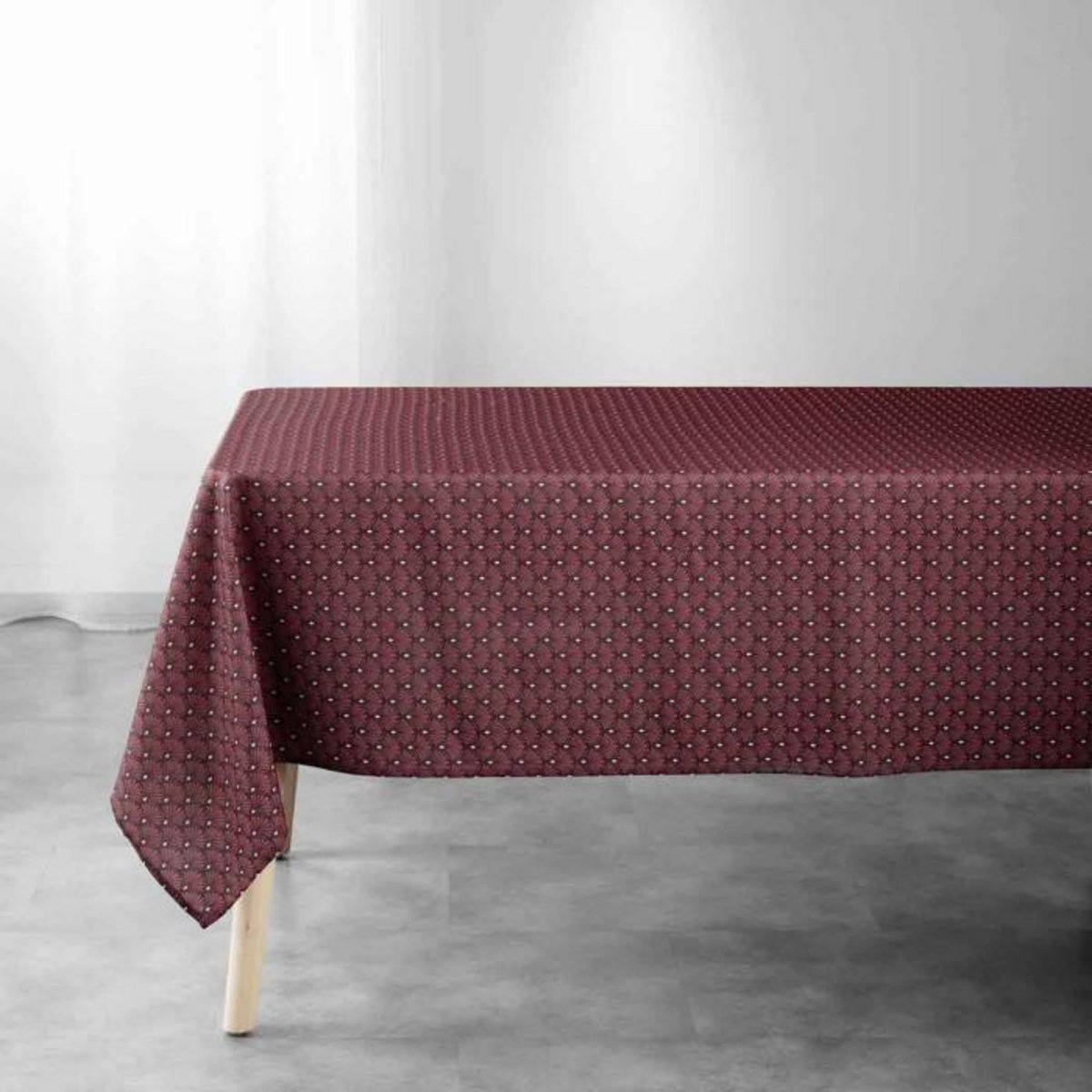 Paris Prix Nappe Imprimée  Art Chic  150x240cm Terracotta