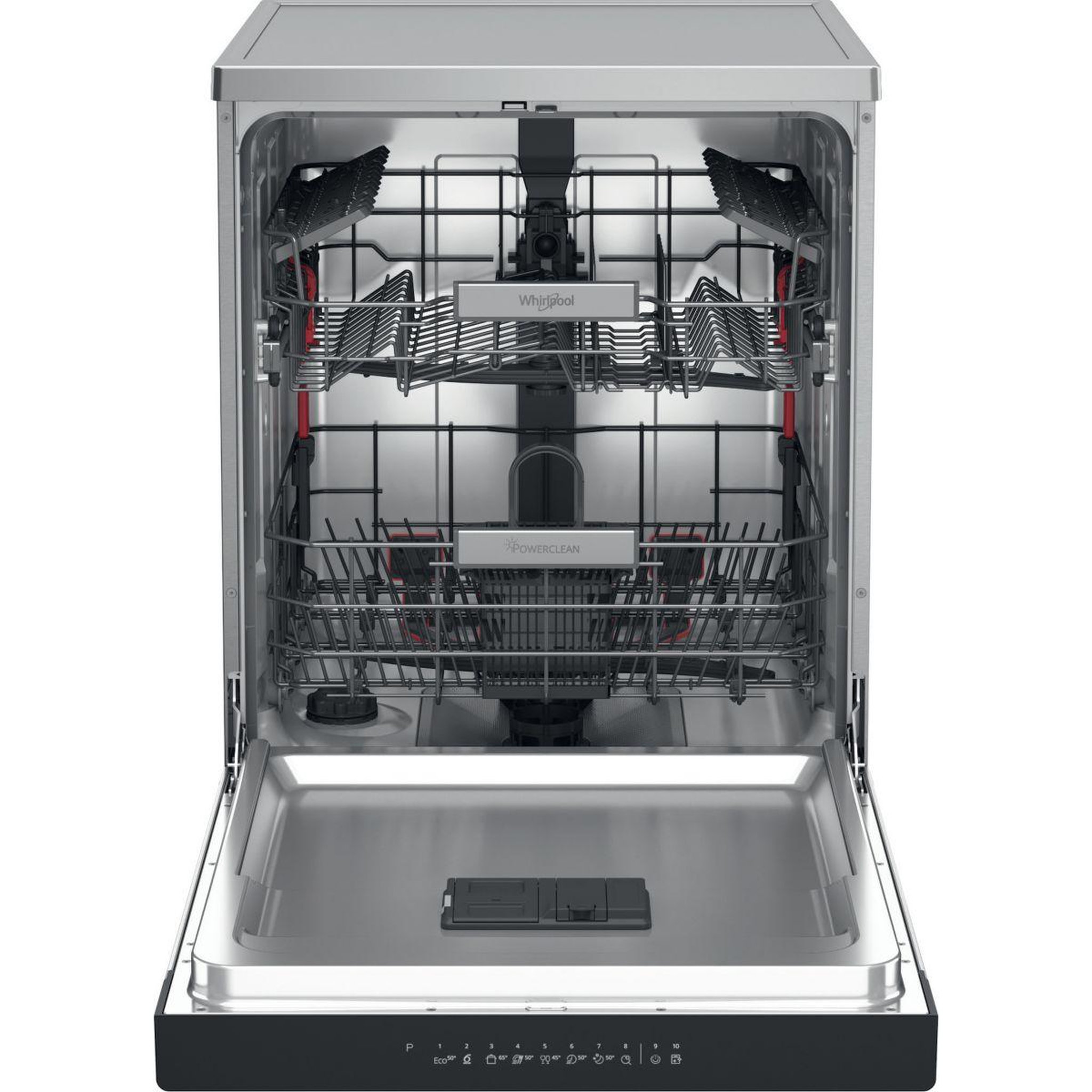 Voir la diapositive 5 : Whirlpool Lave vaisselle 60 cm WH3FC14BN71X 6ème sens