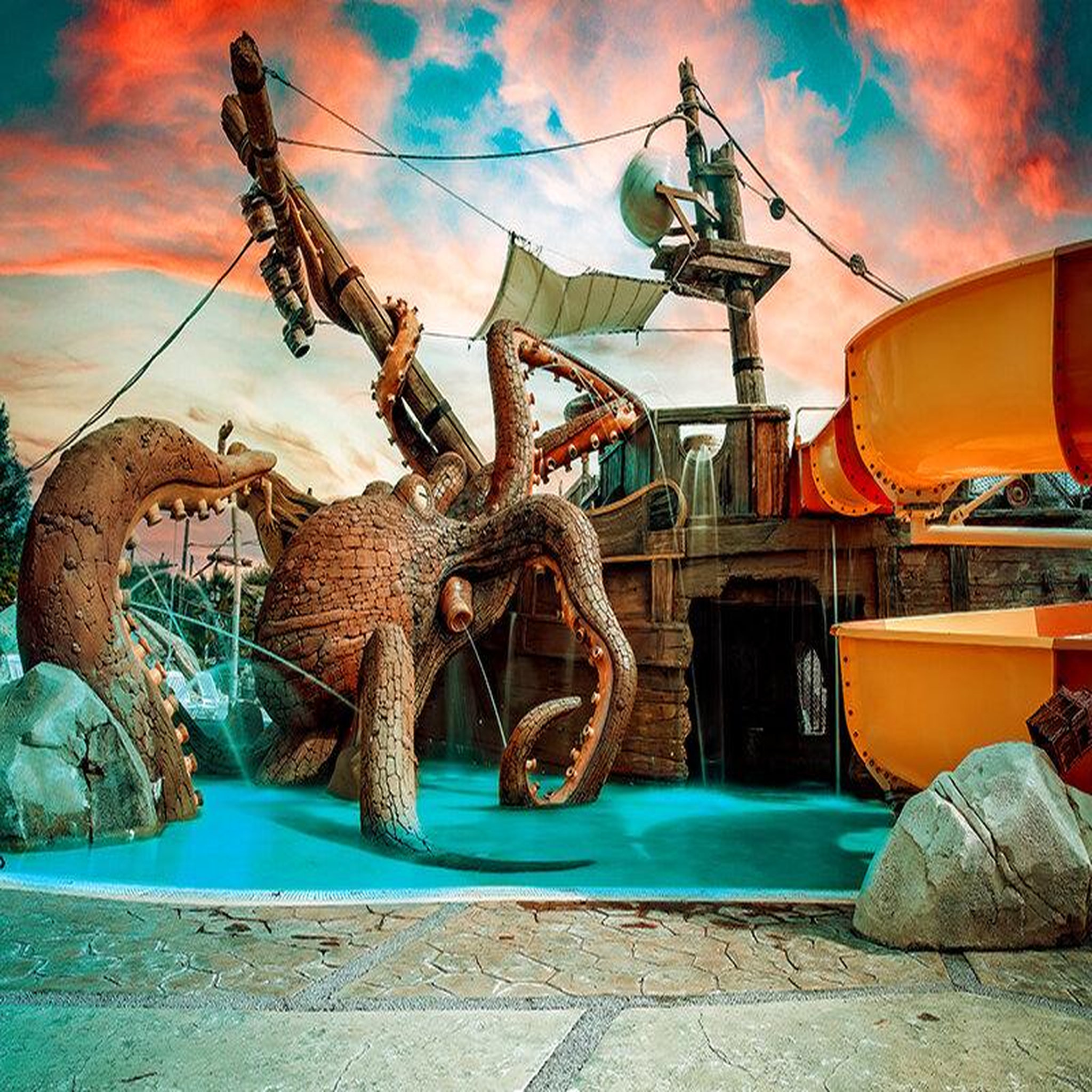 Voir la diapositive 3 : Smartbox Journée d'aventure au parc aquatique pirates world au cap d'agde pour 2 personnes - coffret cadeau sport & aventure