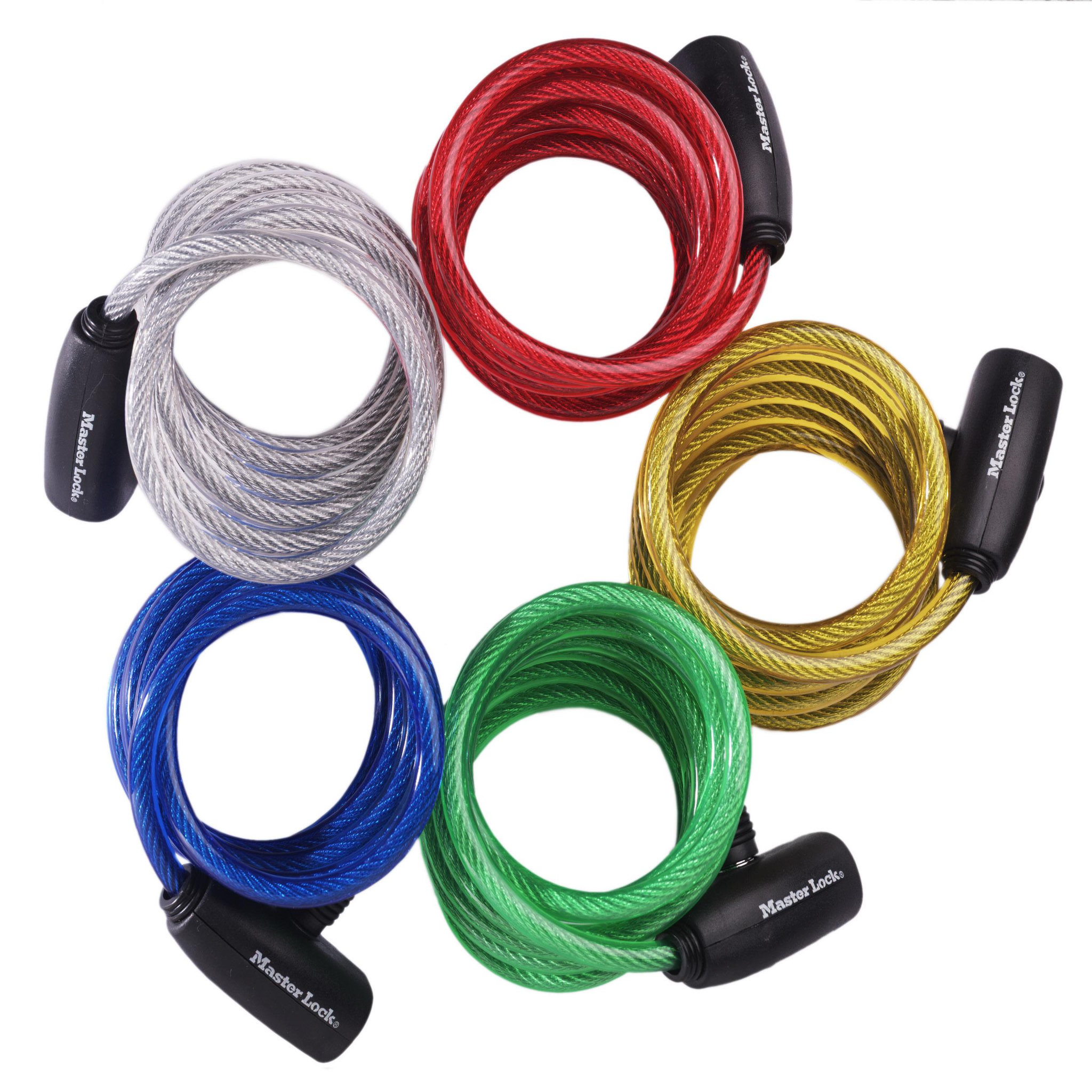 Master lock Cable Antivol Vélo [1,8 m Câble] [Clé] [Extérieur] [Couleur Aléatoire] 8127EURDPRO