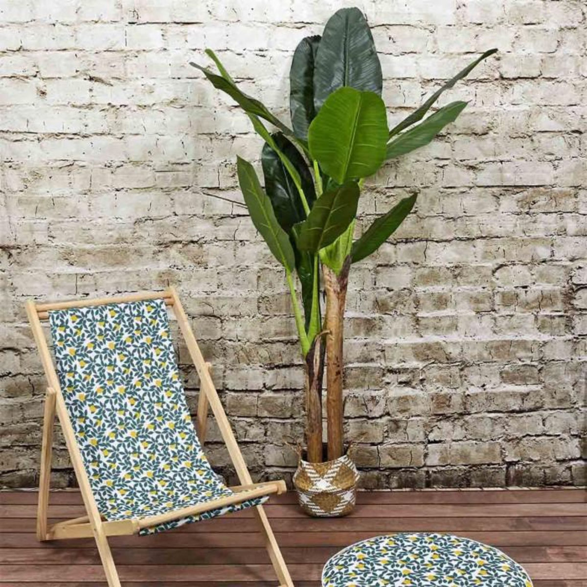 Paris Prix Plante Artificielle XXL  Bananier  160cm Vert