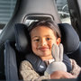 Voir la diapositive 2 : KINDERKRAFT Siège auto rotatif i-size avec sécurité renforcée et inclinaison facile tissu