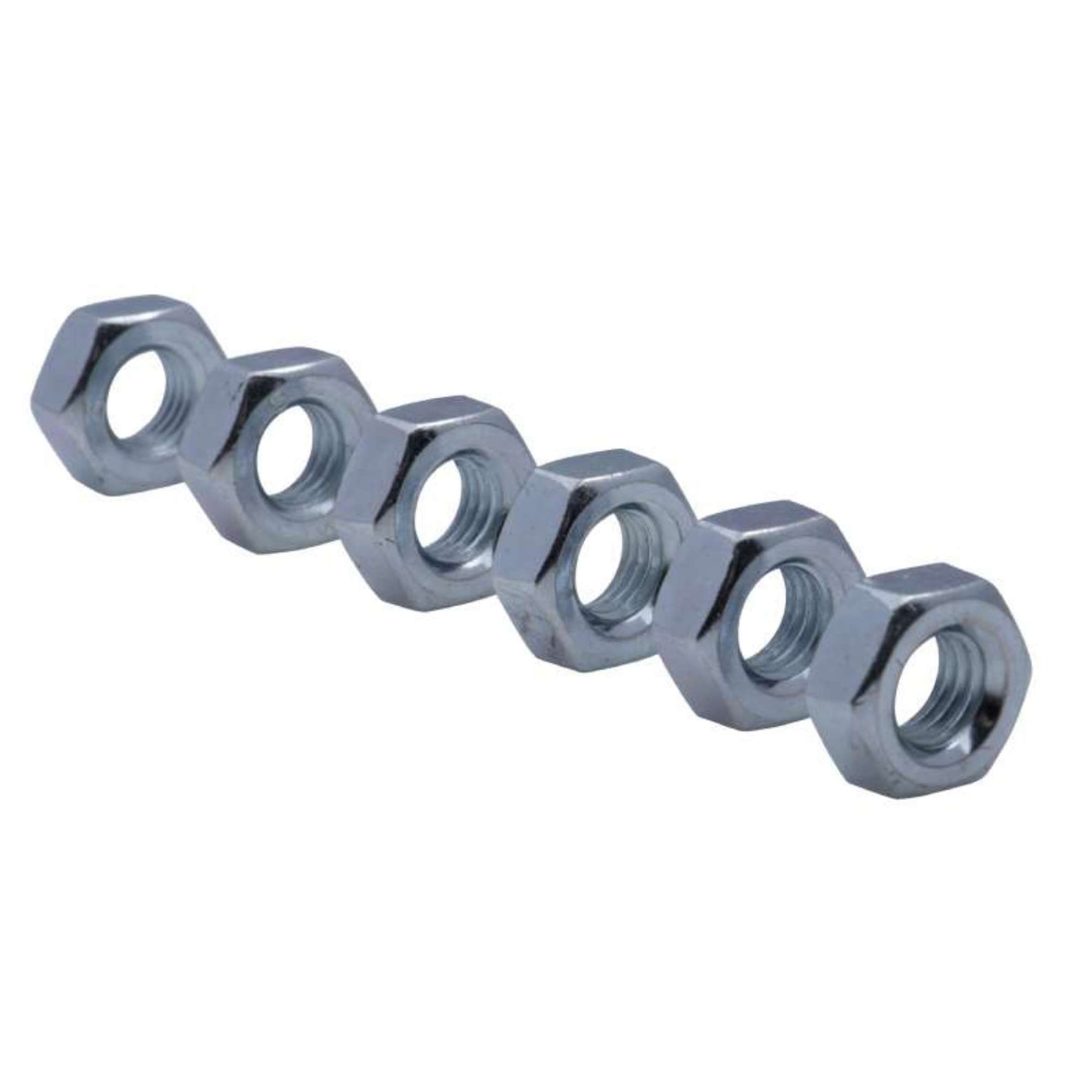 Voir la diapositive 5 :  Écrou hexagonal zingué 6 pans Vissal  Classe 8  Ø 14mm  lot de 25 écrous