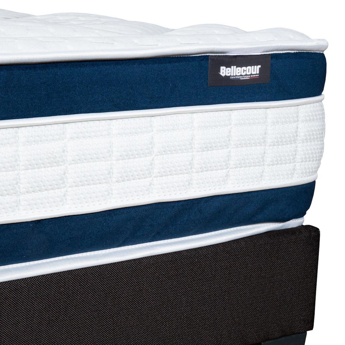 BELLECOUR BELLECOUR LITERIE | Pack Prêt à dormir CHENONCEAU | Matelas Mémoire de forme + Sommier + Accessoires
