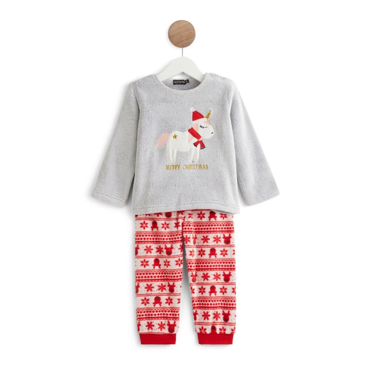 IN EXTENSO Pyjama polaire licorne bébé fille